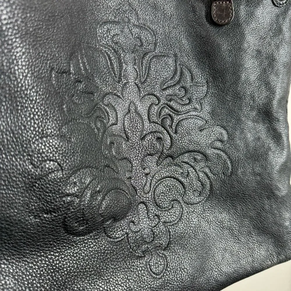 Brighton black leather